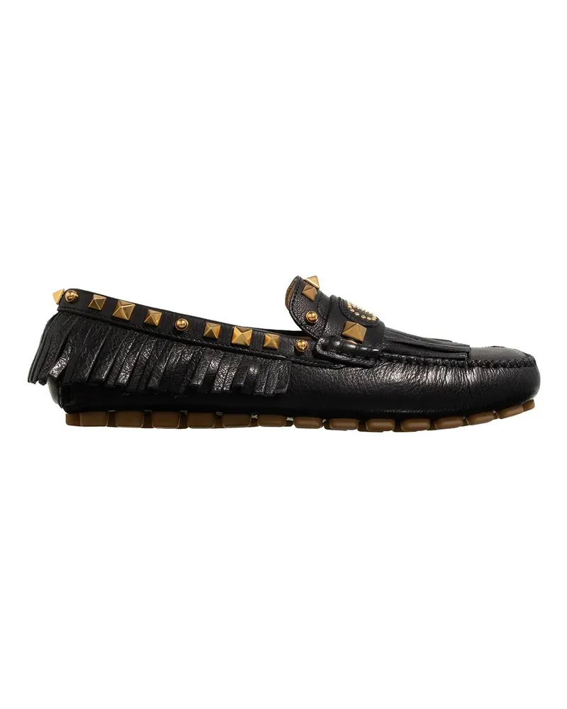 Valentino Garavani Loafer Loafer Rockstud schwarz Schwarz