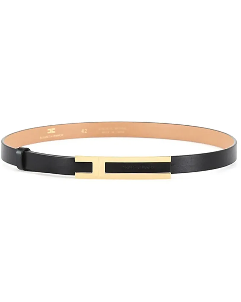 Elisabetta Franchi Gürtel Belts Black schwarz Schwarz