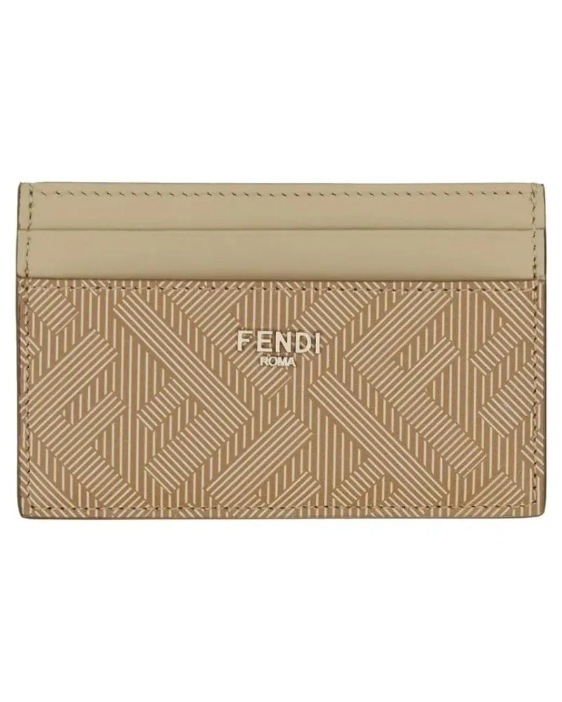 Fendi Portemonnaies Shadow" Card Holder beige Beige