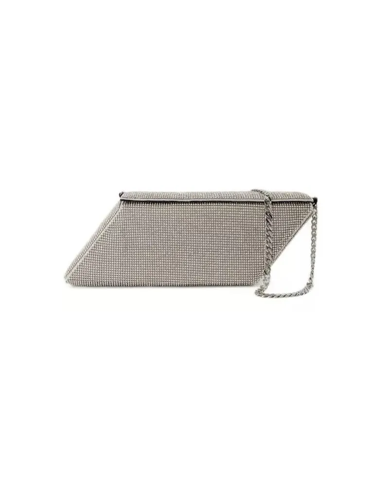 KARA Hobo Bags Parallelogram Bag  - White - Brass bicolor 