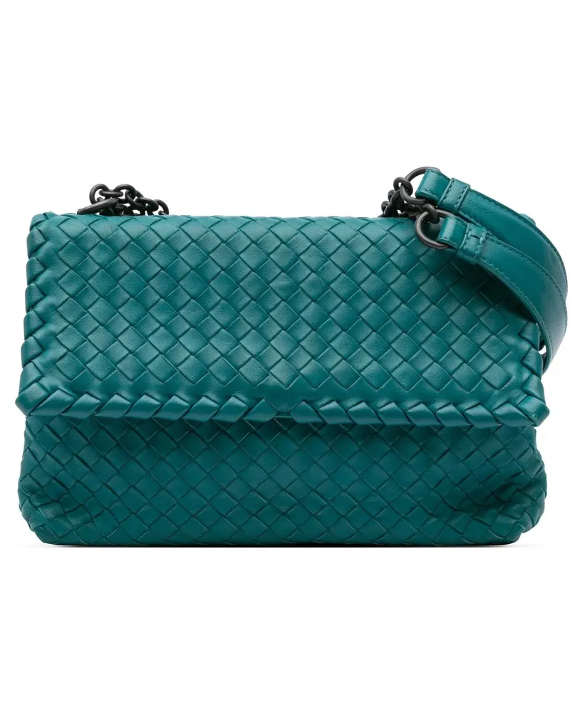Bottega Veneta Hobo Bags 2012-2024 Small Nappa Intrecciato Olimpia Shoulder blau Blau