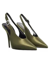 Saint Laurent Pumps & High Heels Yasmeen Slingback Pumps Grün