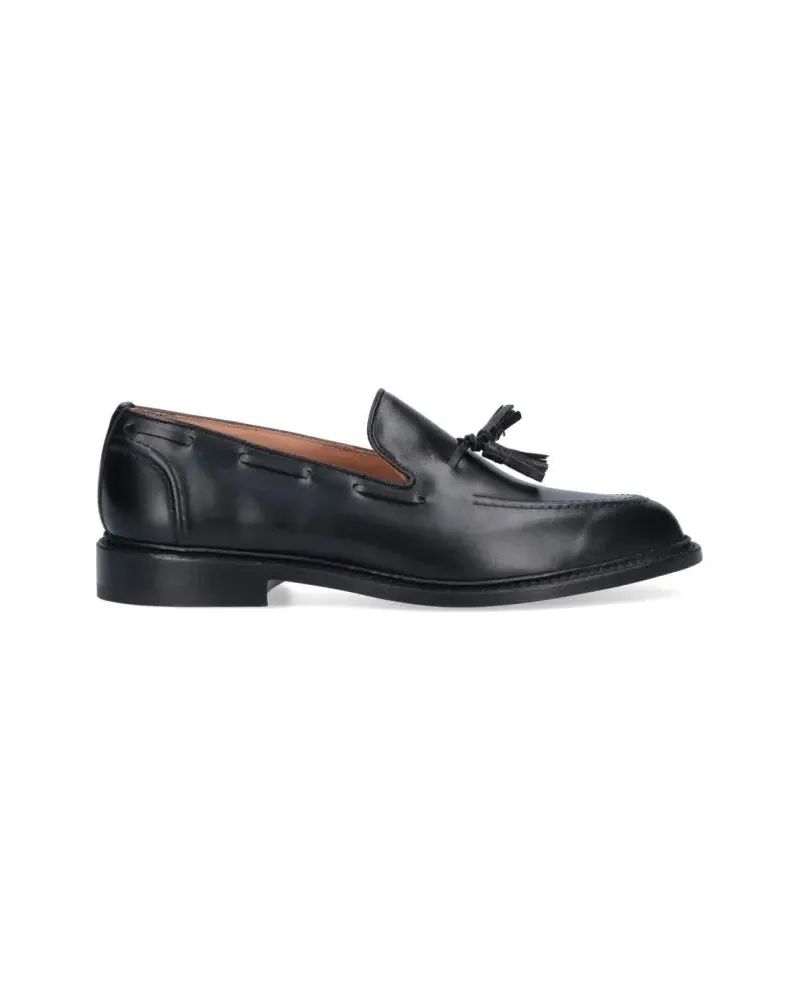 Tricker's Loafer Elton Black Leather Loafers schwarz Schwarz