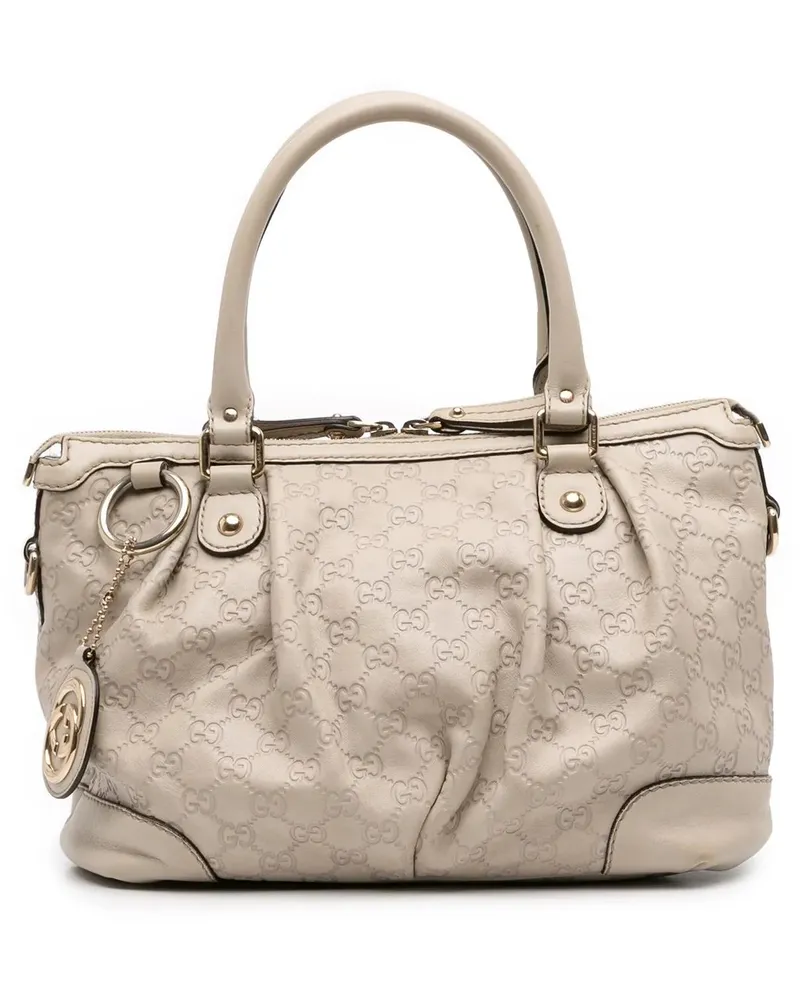 Gucci Hobo Bags ssima Sukey Satchel weiß Weiß