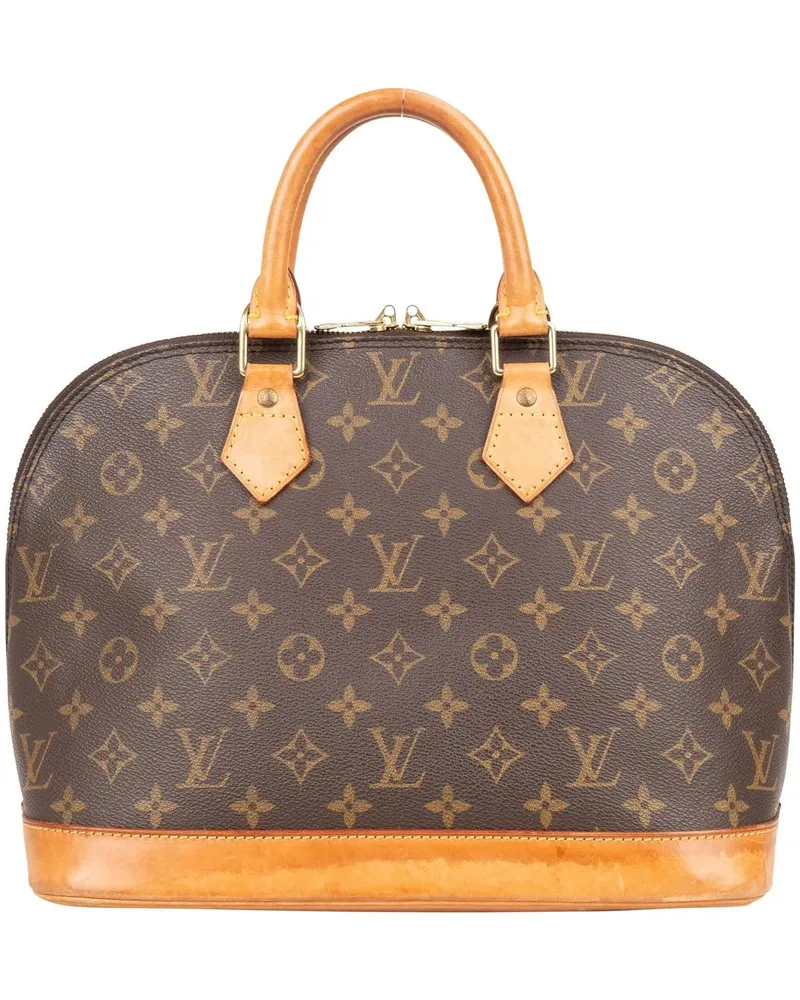 Louis Vuitton Crossbody Bags  Canvas Monogram Alma PM Handbag braun Braun