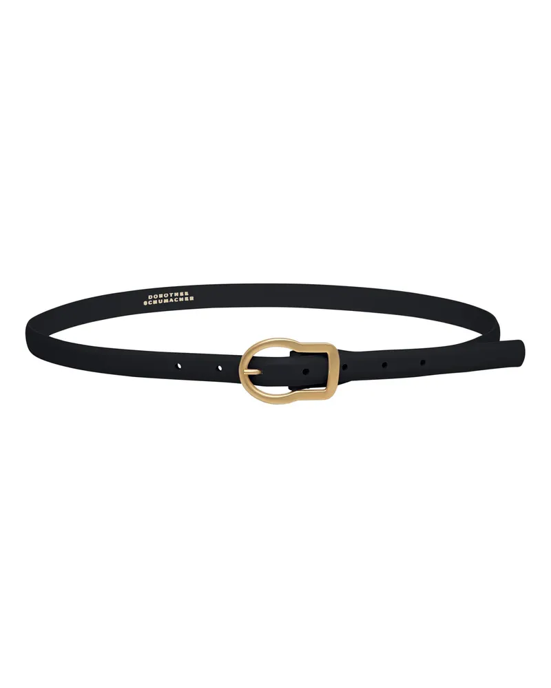 Dorothee Schumacher Gürtel SIGNATURE SHINE - Belt schwarz Schwarz