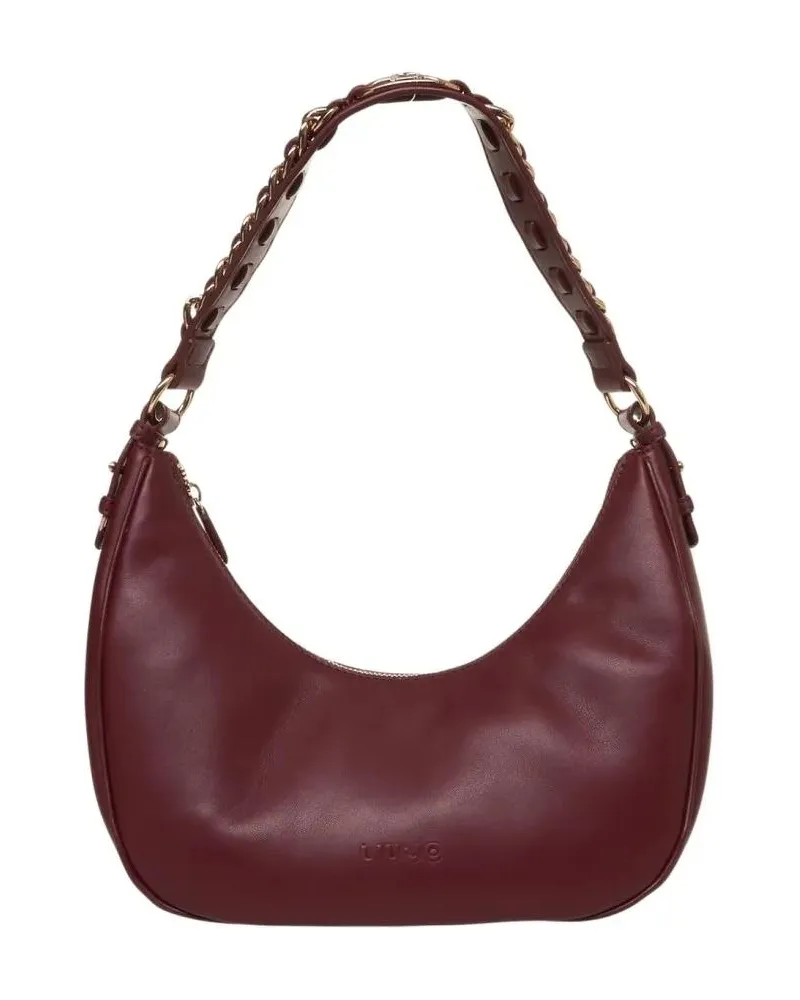 Liu Jo Hobo Bags Crescent-Shaped Handbag With Chain Shoulder Strap schwarz Schwarz