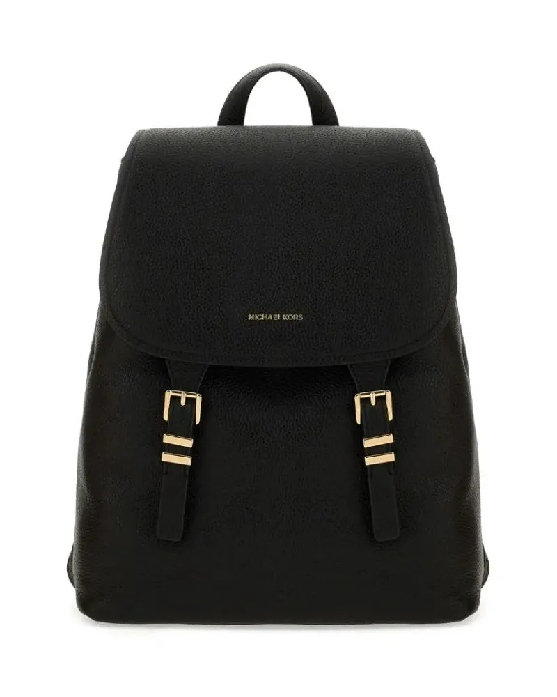 Michael Kors Rucksäcke Leather Backpack schwarz Schwarz