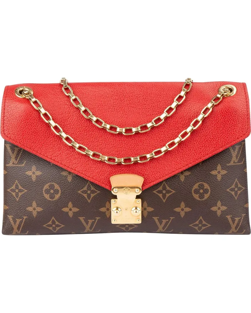 Louis Vuitton Crossbody Bags  Canvas Monogram Pallas Chain Crossbo braun Braun
