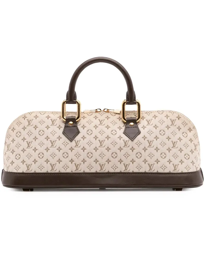 Louis Vuitton Crossbody Bags Monogram Mini Lin Alma Horizontal braun Braun