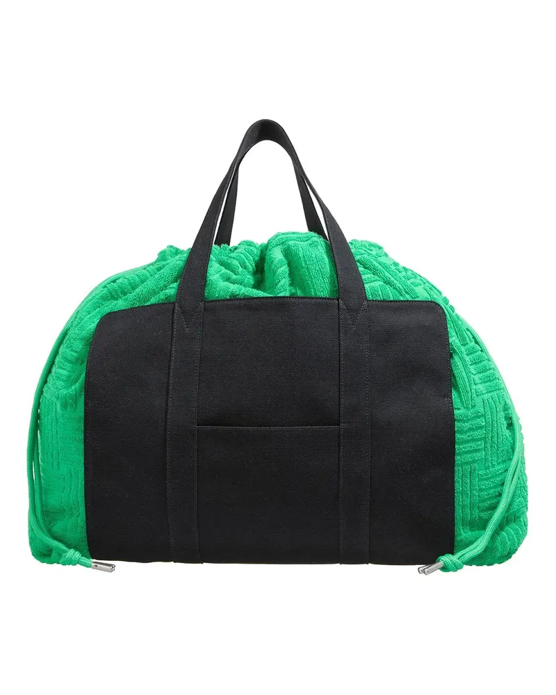 Bottega Veneta Shopper Canvas Spugna grün Grün