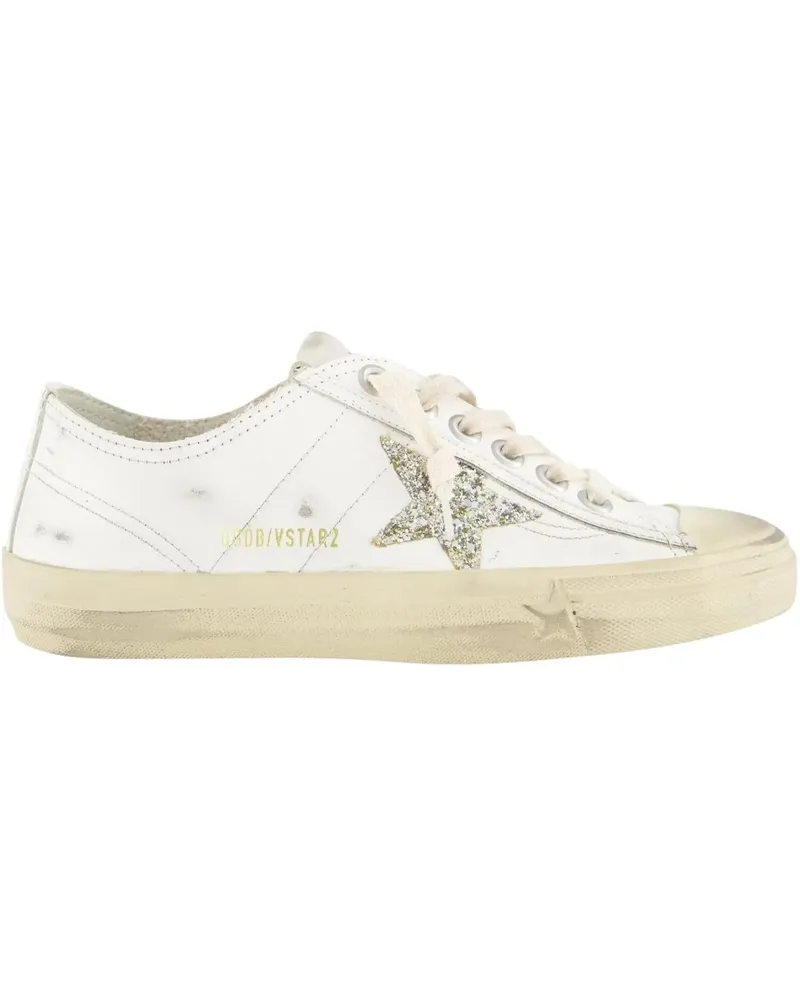 Golden Goose Low-Top Sneaker Dames V-Star 2 Sneaker Wit weiß Weiß