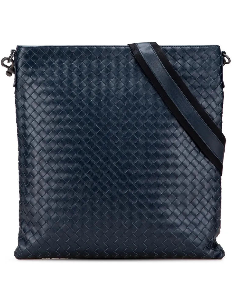 Bottega Veneta Hobo Bags Nappa Intrecciato VN Crossbody blau Blau