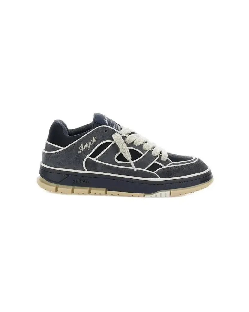 Axel Arigato Low-Top Sneaker Low-Top Nubuck Sneakers With Contrasting Stitching grau Grau