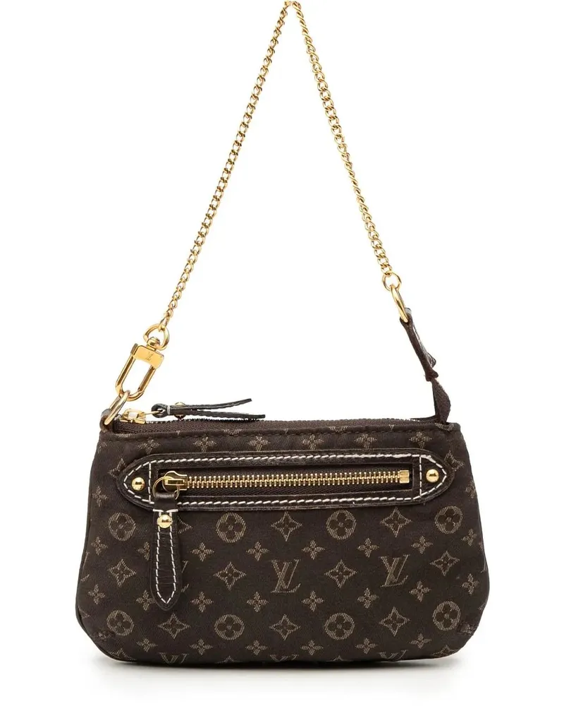 Louis Vuitton Crossbody Bags Monogram Mini Lin Mini Pochette Accessoires braun Braun