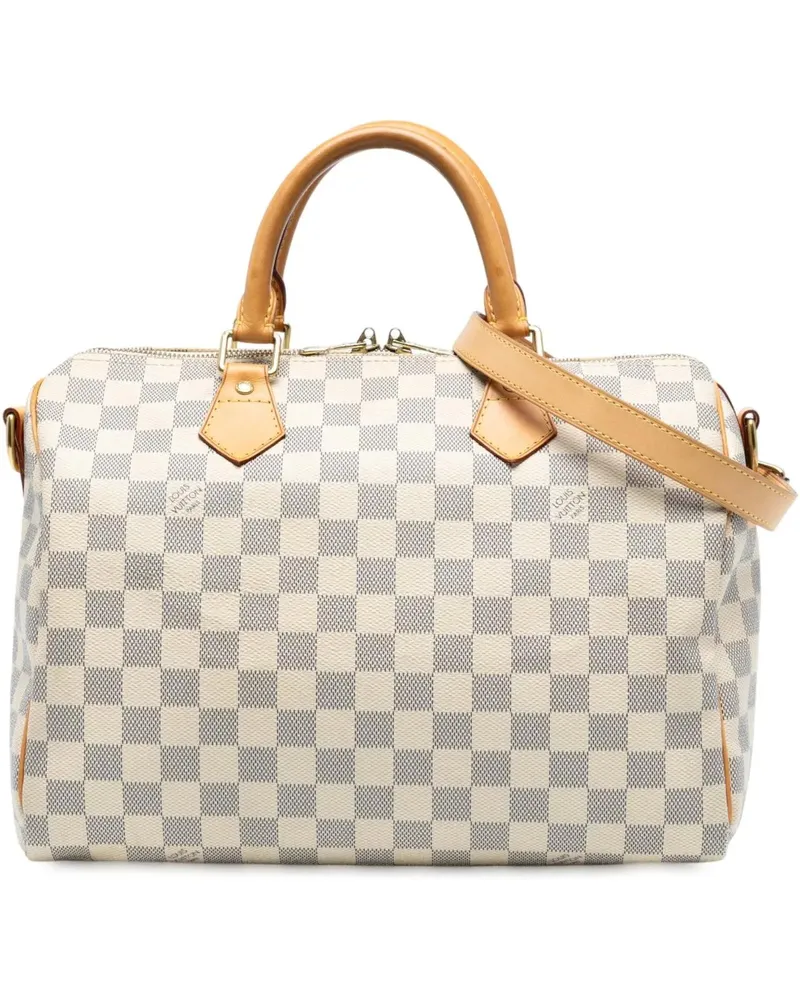 Louis Vuitton Hobo Bags Damier Azur Speedy Bandouliere 30 weiß Weiß