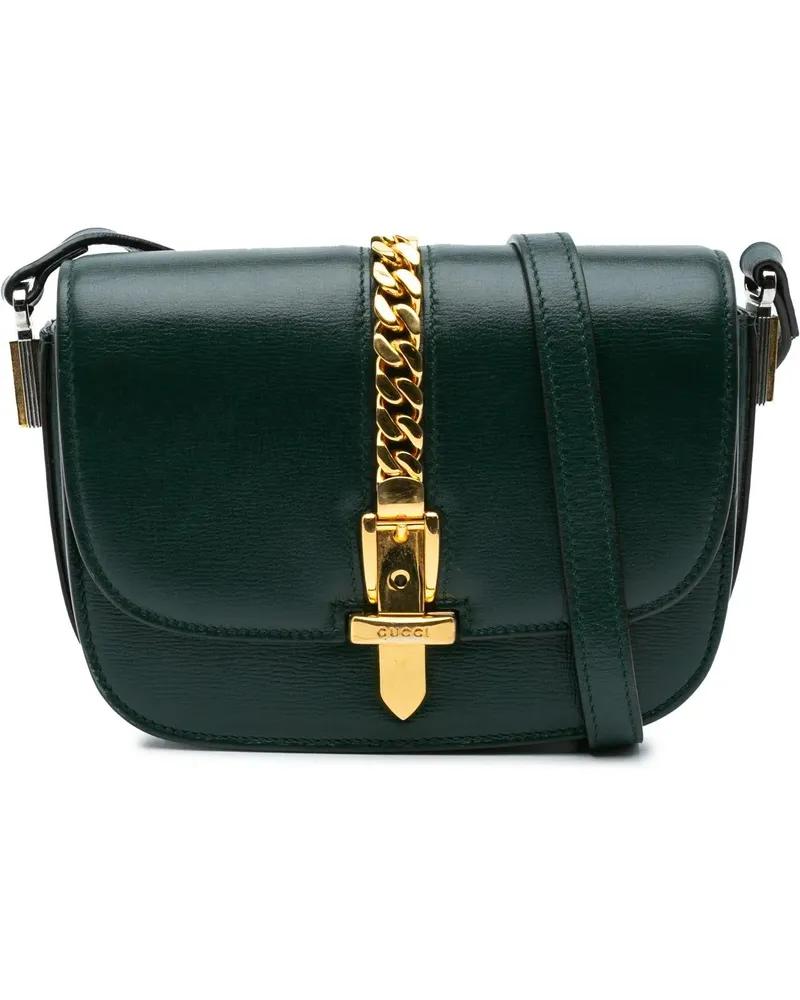 Gucci Hobo Bags 2016-2024 Mini Leather Sylvie 1969 Crossbody grün Grün