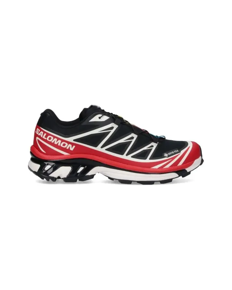Salomon Low-Top Sneaker Black Xt6 Gtx Sneakers With Gore-Tex Detailing bunt Bunt
