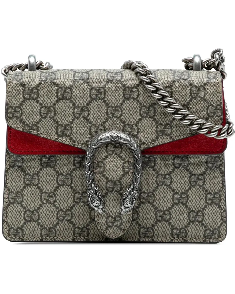 Gucci Hobo Bags Small GG Supreme Dionysus Crossbody braun Braun