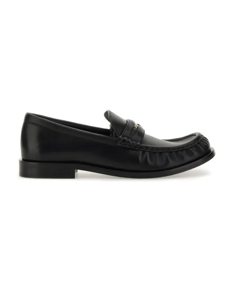 Burberry Cadet" Moccasin schwarz Schwarz