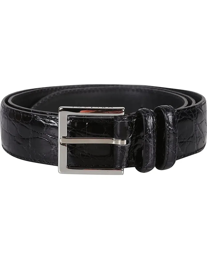 Orciani Gürtel Classic Belt Black schwarz Schwarz
