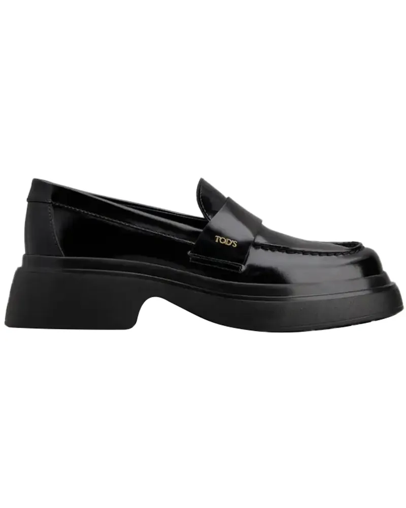 TOD'S Loafer Flat Shoes Black schwarz Schwarz