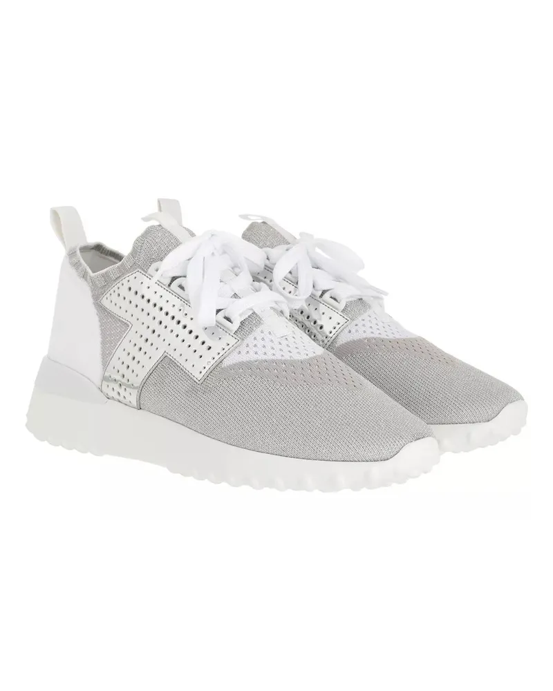 TOD'S Sneaker Sneakers silberfarben Silber