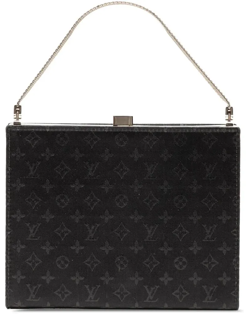 Louis Vuitton Crossbody Bags Monogram Satin Ange PM schwarz Schwarz