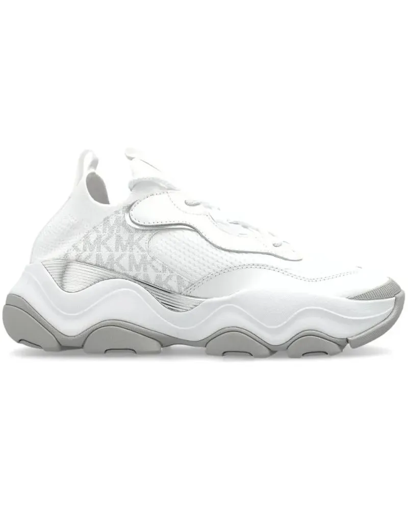 Michael Kors Low-Top Sneaker Atlas Knit Trainer weiß Weiß