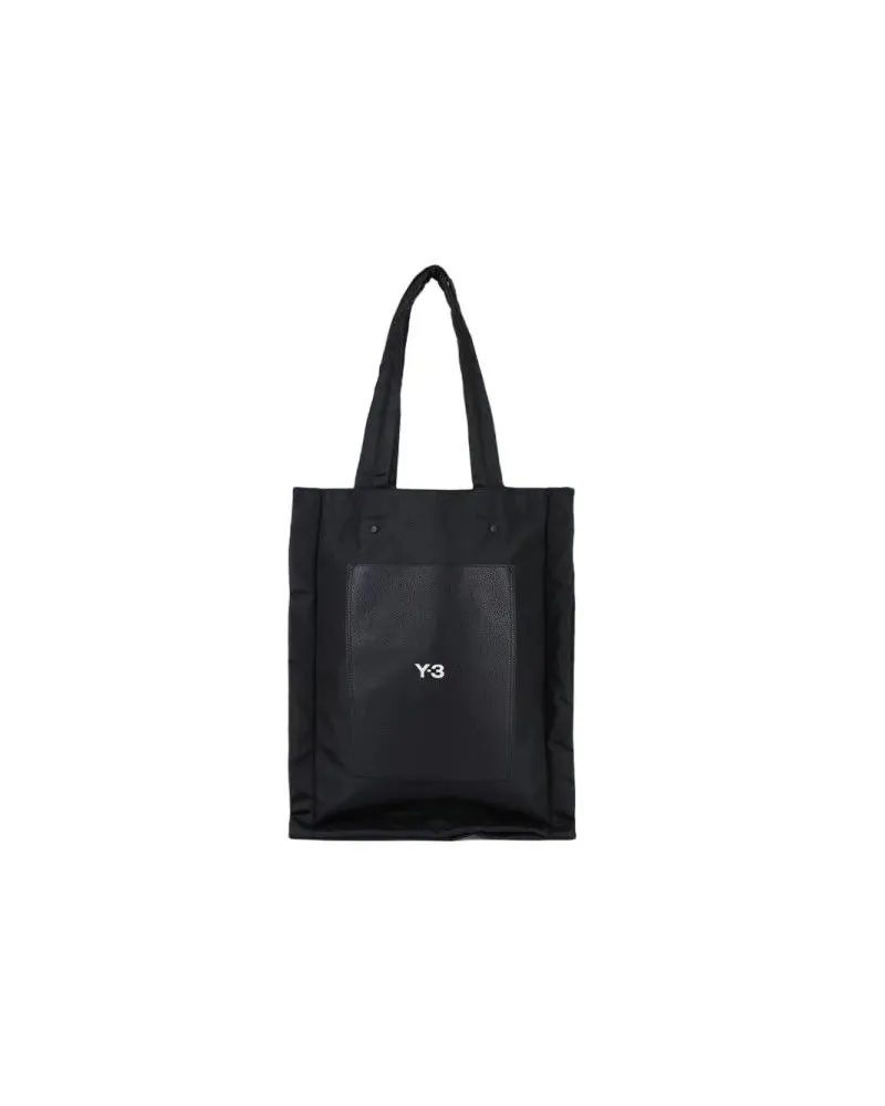 Y-3 Totes Lux Shopper Bag - Synthetic - Black Schwarz