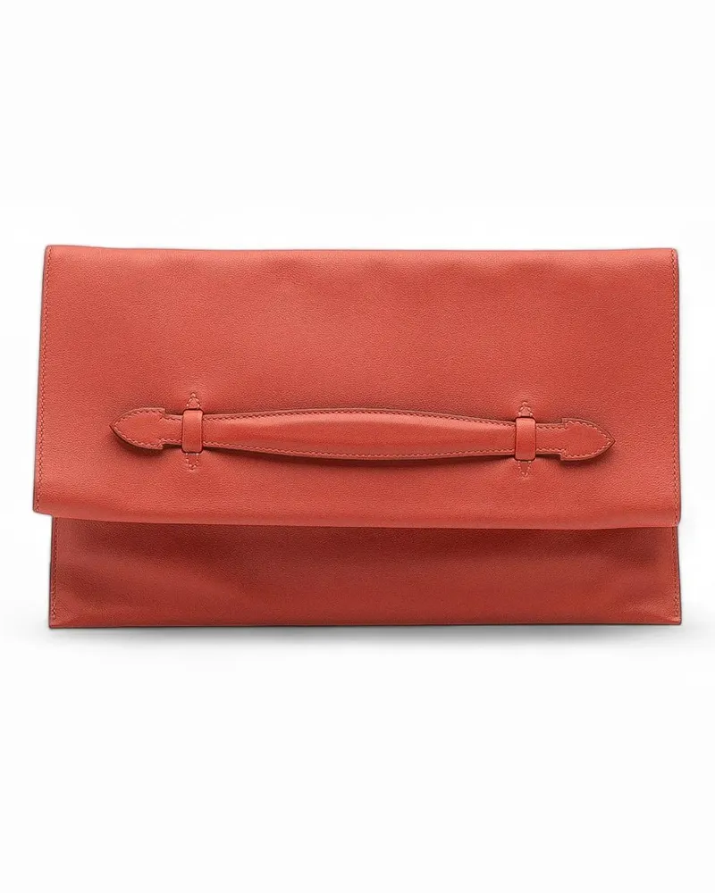 Hermès Clutches Evercolor Pliplat Clutch rot Rot