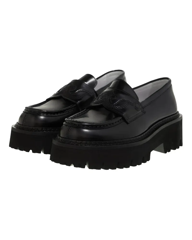 Moschino Loafer Scarpa Donna schwarz Schwarz