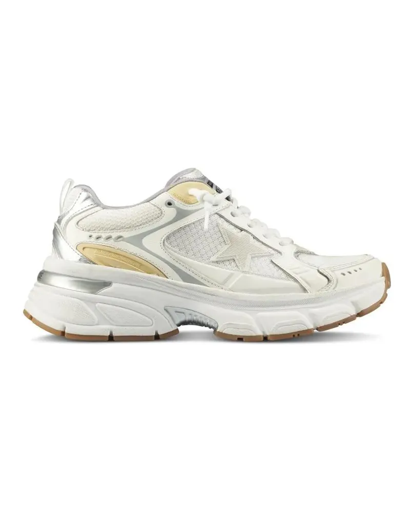 Golden Goose Low-Top Sneaker Dames Lightstar Sneaker Wit weiß Weiß