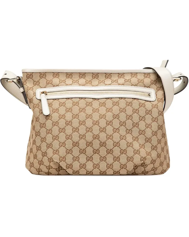 Gucci Hobo Bags 2000-2015 GG Canvas Crossbody braun Braun