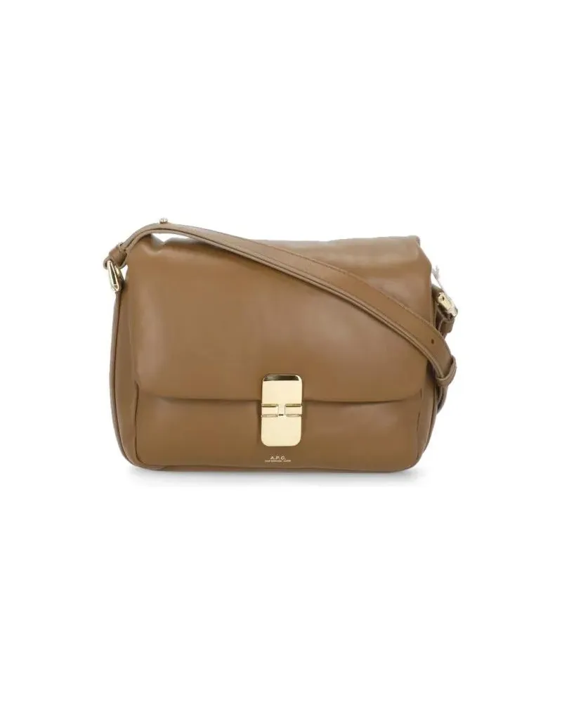 A.P.C. Hobo Bags Grace Soft Bag braun Braun