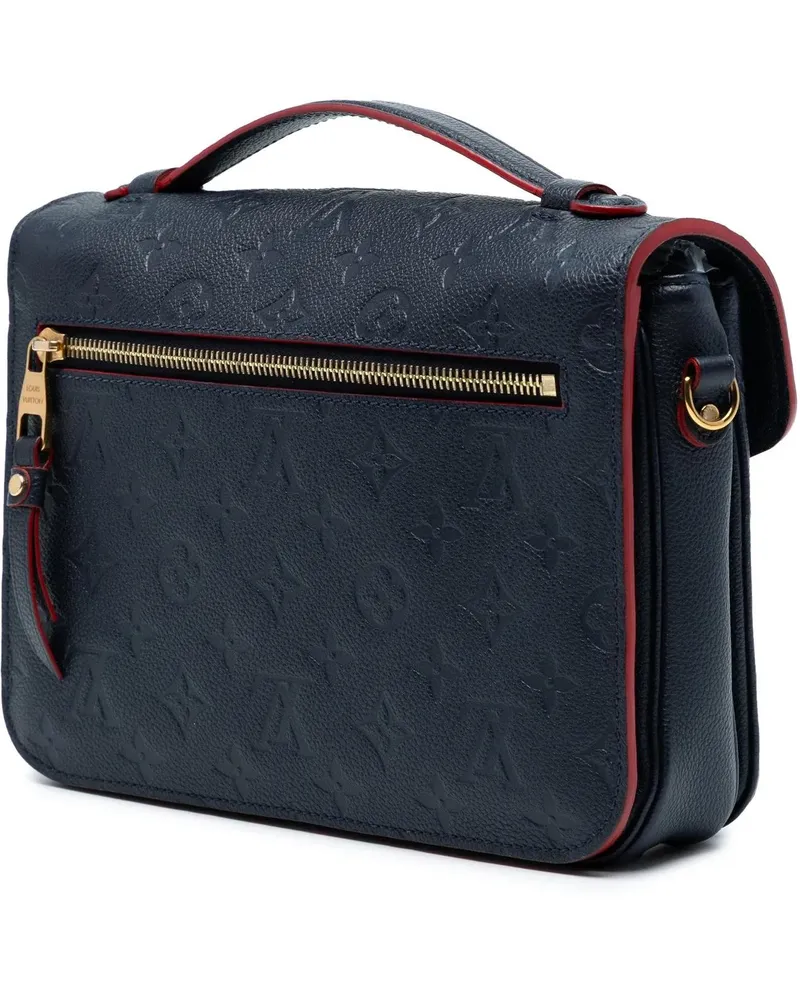 Louis Vuitton Hobo Bags Monogram Empreinte Pochette Metis blau Blau