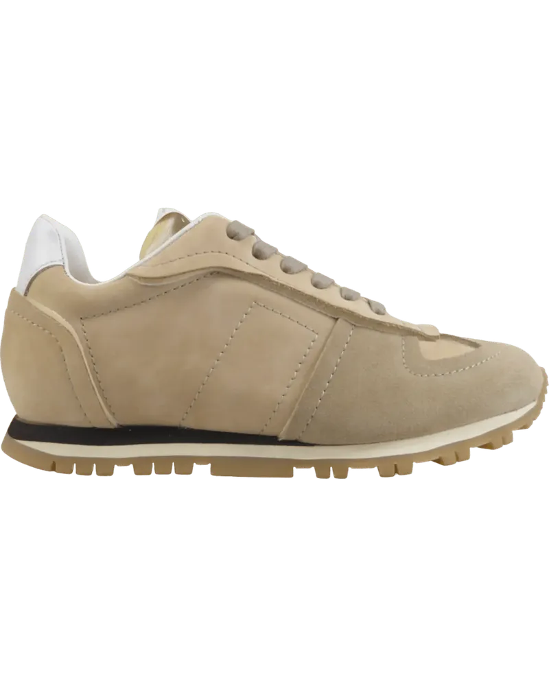 Maison Margiela Low-Top Sneaker Sneakers retro Runner donna beige Beige