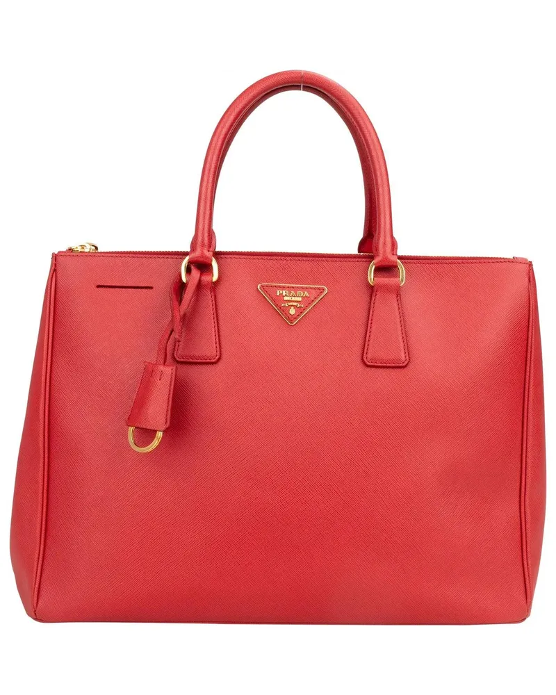 Prada Crossbody Bags  Rouge Saffiano Leather Galleria Handbag bunt Bunt
