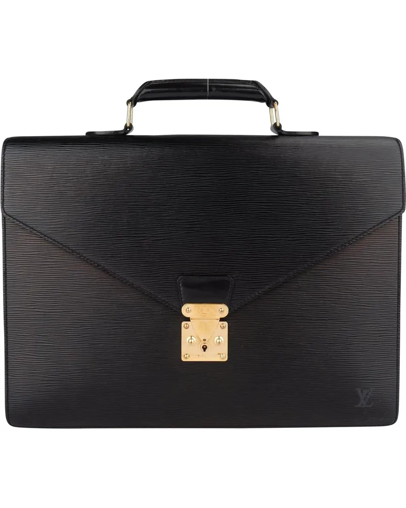 Louis Vuitton Crossbody Bags  Noir Epi Leather Serviette Business schwarz Schwarz