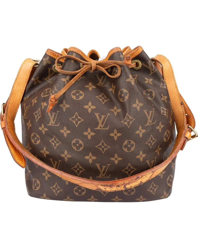 Louis Vuitton Crossbody Bags  Canvas Monogram Sac Noe Petit Should braun Braun