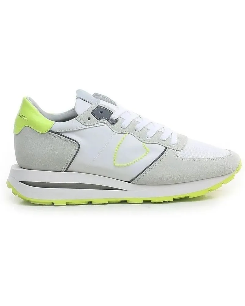 Philippe Model Low-Top Sneaker Tropez Haute Low Mondial Neon Blanc weiß Weiß