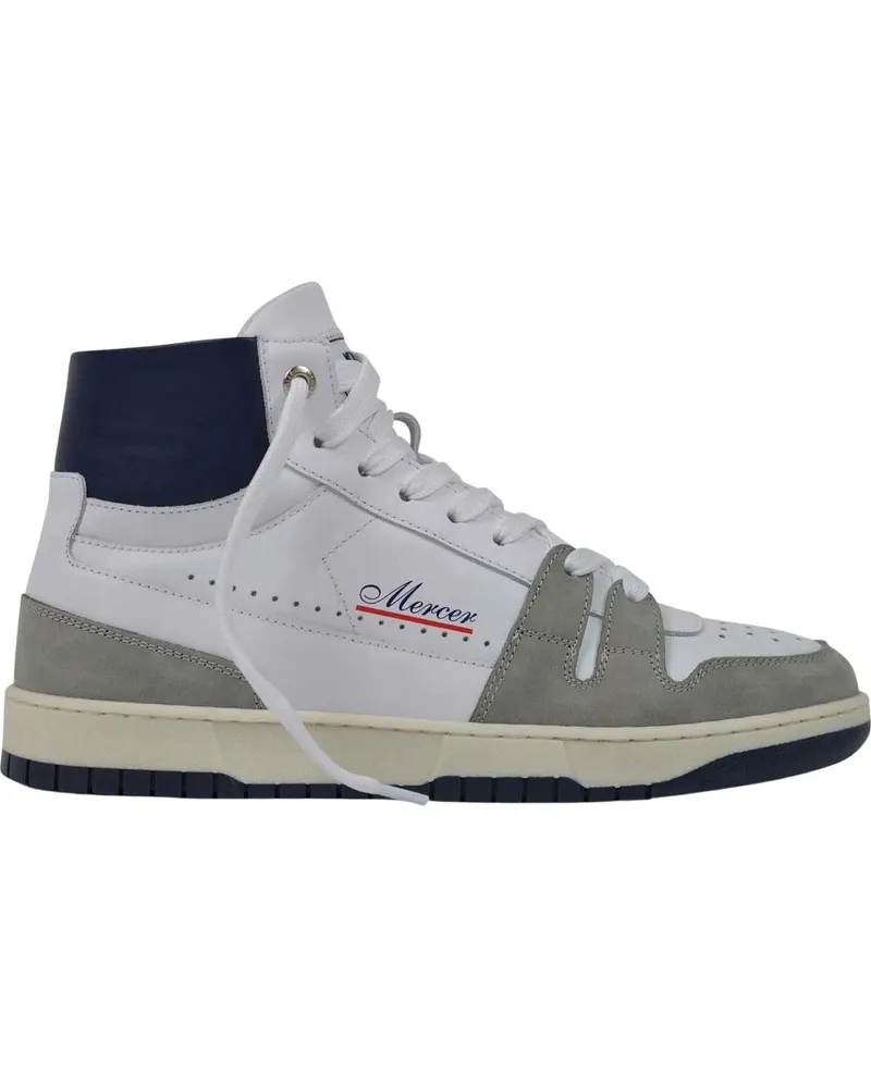 MERCER AMSTERDAM Low-Top Sneaker Mercer The Brooklyn Sneakers Wit The Brooklyn High weiß Weiß