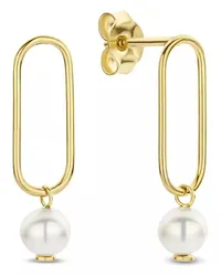 Isabel Bernard Ohrringe Belleville Luna 14 Karat Ear Studs With Freshwater Gold