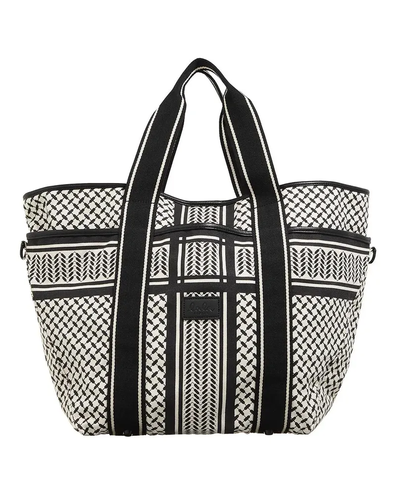 Lala Berlin Tote East West Tote Merge Heritage Schwarz