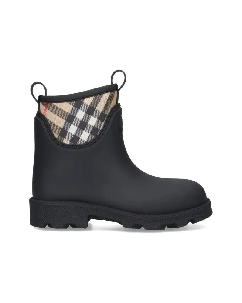 Burberry Stiefel Marsh Stamp Boots – Black schwarz Schwarz