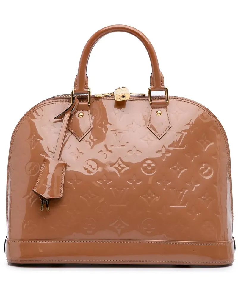 Louis Vuitton Crossbody Bags 2012 Monogram Vernis Alma PM braun Braun