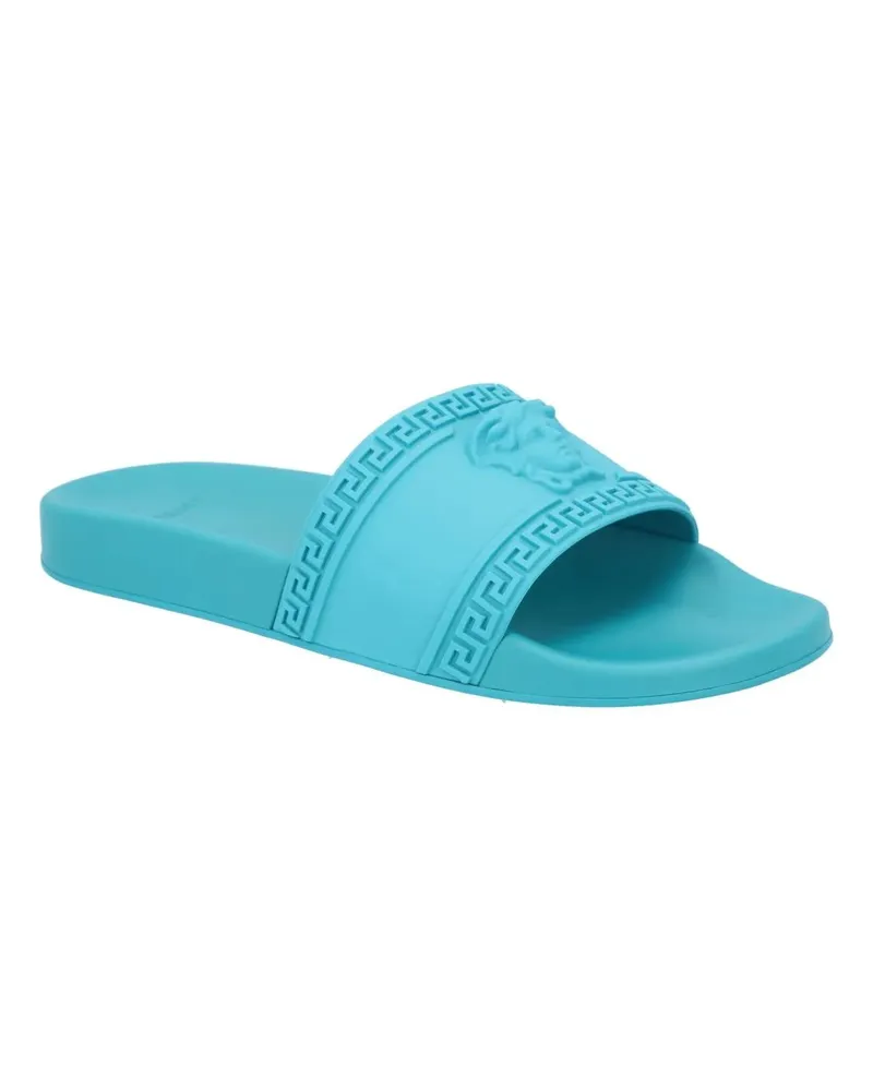 Versace Loafer Palazzo Medusa Pool Slide blau Blau