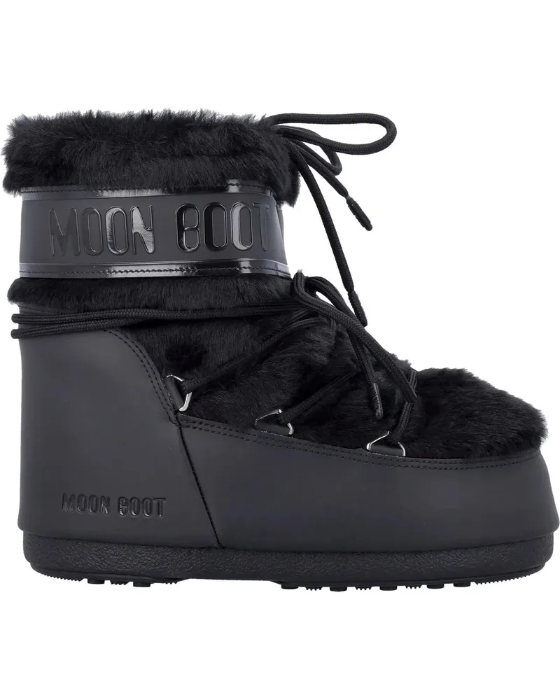 Moon Boot Winterboots Mb Icon Low Faux Fur schwarz Schwarz