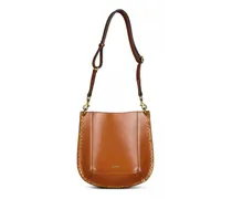 Crossbody Bags Handtasche mit Nieten aus Glattleder 4810463654741