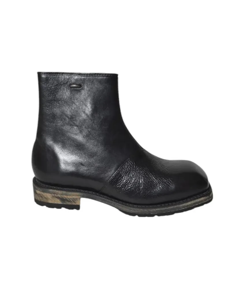 Our Legacy Stiefel Stivale Engine In Pelle Nera schwarz Schwarz
